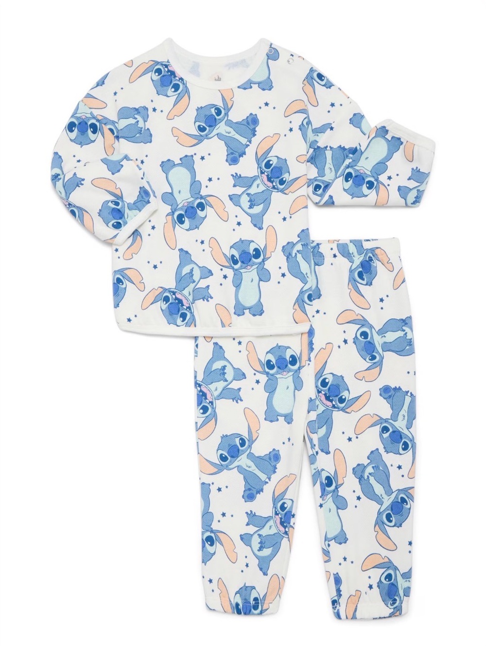 Blue Stitch Print Set